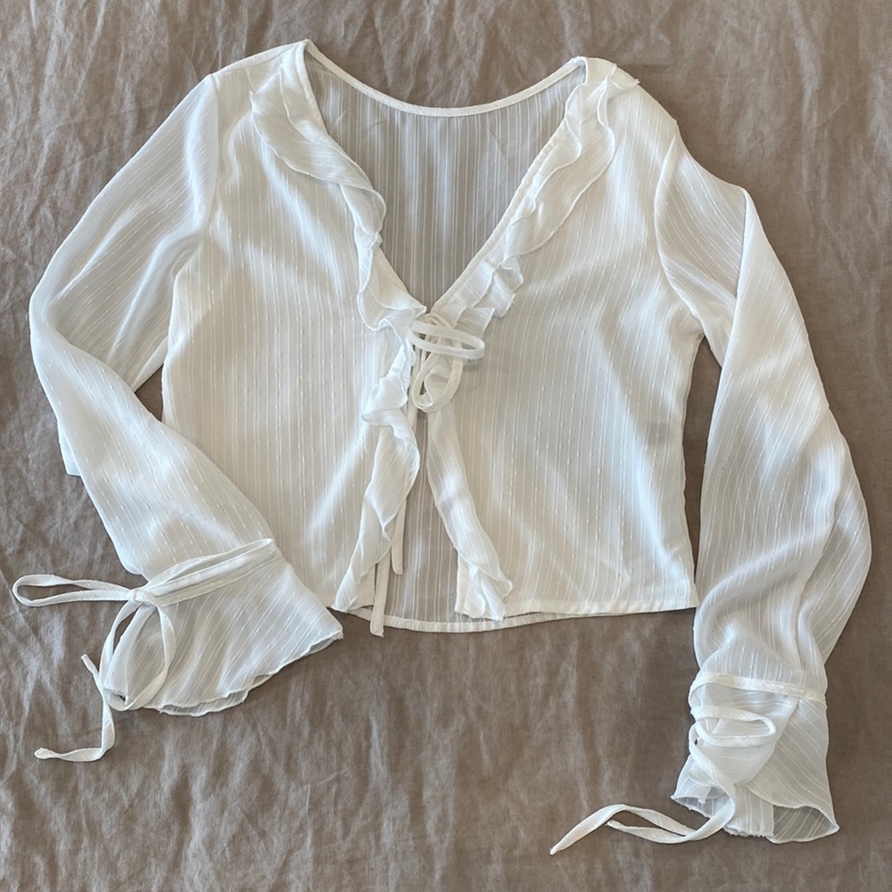 Tie front top